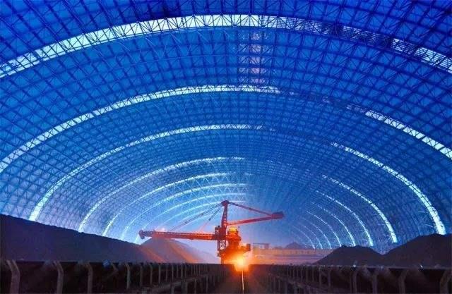 广水亿优钢构工程师为您解析原料场封闭技术的特点和类型